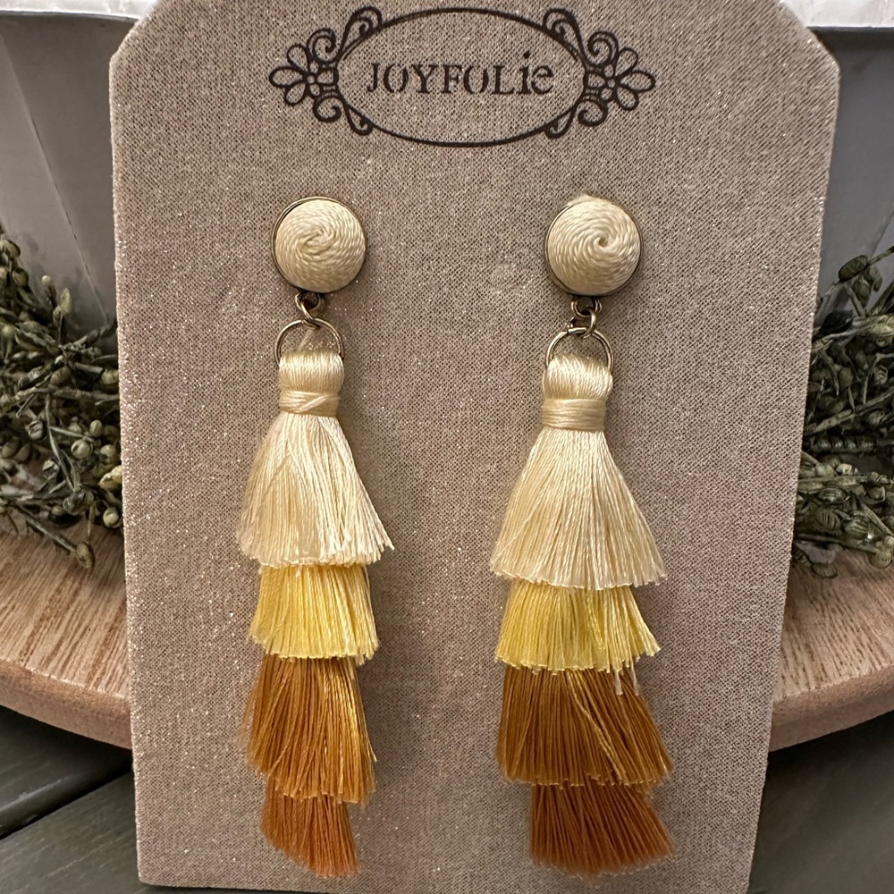 Joyfolie Sunflower Cascade Earrings